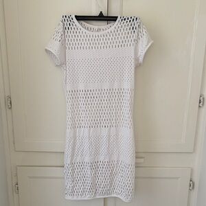 Alo white Short Sleeve Dress